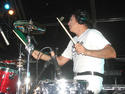 Blondie drummer has stamina of a footballer